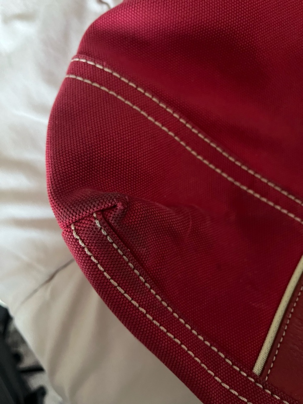 MAKE AN OFFER COACH Heritage Hampton Transatlantic Weekender Canvas Leather Tote - Picture 10 of 10